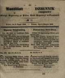 Amtsblatt der Königlichen Regierung zu Posen. 1842.08.02 Nro.31
