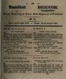 Amtsblatt der Königlichen Regierung zu Posen. 1842.08.30 Nro.35