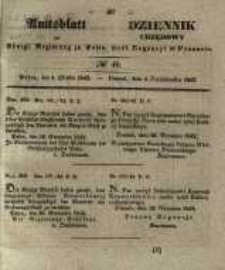 Amtsblatt der Königlichen Regierung zu Posen. 1842.10.04 Nro.40