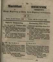 Amtsblatt der Königlichen Regierung zu Posen. 1842.11.22 Nro.47