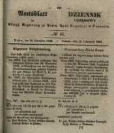 Amtsblatt der Königlichen Regierung zu Posen. 1842.11.29 Nro.48