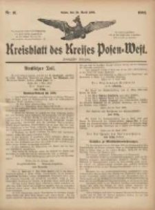 Kreisblatt des Kreises Posen-West 1908.04.30 Jg.20 Nr18