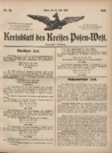 Kreisblatt des Kreises Posen-West 1908.07.23 Jg.20 Nr30