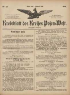 Kreisblatt des Kreises Posen-West 1908.10.01 Jg.20 Nr40