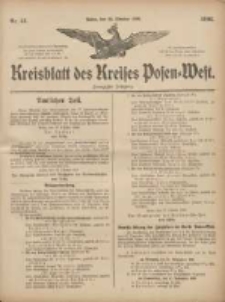 Kreisblatt des Kreises Posen-West 1908.10.22 Jg.20 Nr43