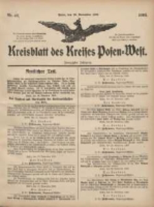 Kreisblatt des Kreises Posen-West 1908.11.26 Jg.20 Nr48