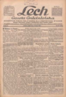 Lech.Gazeta Gnieźnieńska: codzienne pismo polityczne dla wszystkich stan&oacute;w. Dodatki: tygodniowy "Lechita" i powieściowy oraz dwutygodnik "Leszek" 1933.02.17 R.34 Nr39