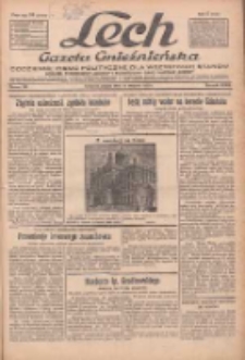 Lech.Gazeta Gnieźnieńska: codzienne pismo polityczne dla wszystkich stan&oacute;w. Dodatki: tygodniowy "Lechita" i powieściowy oraz dwutygodnik "Leszek" 1933.08.11 R.34 Nr183