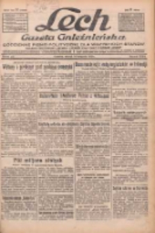 Lech.Gazeta Gnieźnieńska: codzienne pismo polityczne dla wszystkich stan&oacute;w. Dodatki: tygodniowy "Lechita" i powieściowy oraz dwutygodnik "Leszek" 1933.11.14 R.34 Nr262