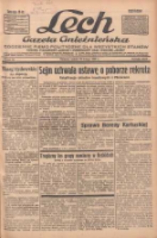 Lech.Gazeta Gnieźnieńska: codzienne pismo polityczne dla wszystkich stan&oacute;w. Dodatki: tygodniowy "Lechita" i powieściowy oraz dwutygodnik "Leszek" 1935.02.23 R.36 Nr45