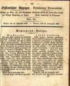 Oeffentlicher Anzeiger. 1837.11.14 Nro.46