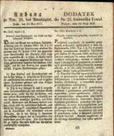 Dodatek do Nr. 21. Dziennika Urzęd.