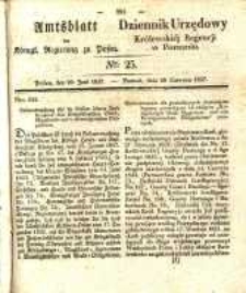 Amtsblatt der Königlichen Regierung zu Posen. 1837.06.20 Nro.25