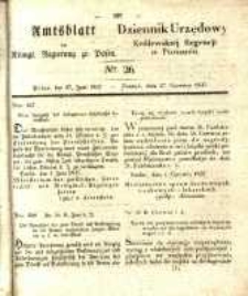 Amtsblatt der Königlichen Regierung zu Posen. 1837.06.27 Nro.26