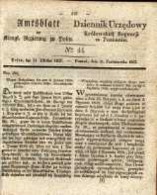 Amtsblatt der Königlichen Regierung zu Posen. 1837.10.31 Nro.44