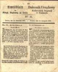 Amtsblatt der Königlichen Regierung zu Posen. 1837.11.14 Nro.46
