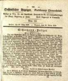 Oeffentlicher Anzeiger. 1838.03.20 Nro.12