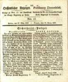Oeffentlicher Anzeiger. 1838.03.27 Nro.13