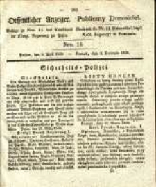 Oeffentlicher Anzeiger. 1838.04.03 Nro.14