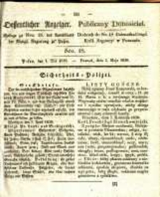 Oeffentlicher Anzeiger. 1838.05.01 Nro.18