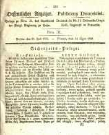 Oeffentlicher Anzeiger. 1838.07.31 Nro.31