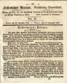 Oeffentlicher Anzeiger. 1838.11.13 Nro 46