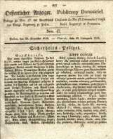 Oeffentlicher Anzeiger. 1838.11.20 Nro 47