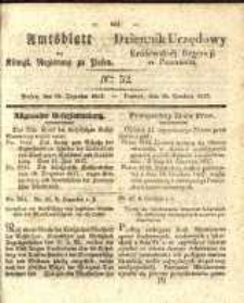 Amtsblatt der Königlichen Regierung zu Posen. 1837.12.26 Nro.52