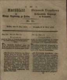 Amtsblatt der Königlichen Regierung zu Posen. 1829.05.26 Nro.21