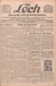 Lech.Gazeta Gnieźnieńska: codzienne pismo polityczne dla wszystkich stan&oacute;w. Dodatki: tygodniowy "Lechita" i powieściowy oraz dwutygodnik "Leszek" 1934.04.02 R.35 Nr76