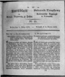 Amtsblatt der Königlichen Regierung zu Posen. 1828.03.11 Nro.11