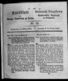 Amtsblatt der Königlichen Regierung zu Posen. 1828.03.18 Nro.12