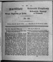 Amtsblatt der Königlichen Regierung zu Posen. 1828.04.29 Nro.18