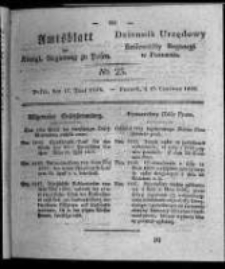 Amtsblatt der K&ouml;niglichen Regierung zu Posen. 1828.06.17 Nro. 25