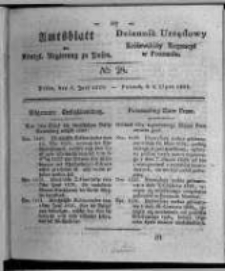 Amtsblatt der Königlichen Regierung zu Posen. 1828.07.08 Nro. 28