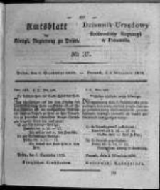 Amtsblatt der Königlichen Regierung zu Posen. 1828.09.09 Nro. 37