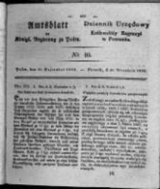 Amtsblatt der K&ouml;niglichen Regierung zu Posen. 1828.09.30 Nro. 40