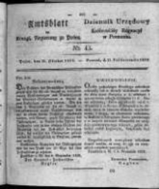 Amtsblatt der K&ouml;niglichen Regierung zu Posen. 1828.10.21 Nro. 43