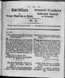 Amtsblatt der Königlichen Regierung zu Posen. 1828.10.28 Nro. 44