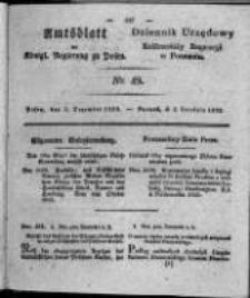 Amtsblatt der K&ouml;niglichen Regierung zu Posen. 1828.12.02 Nro. 49