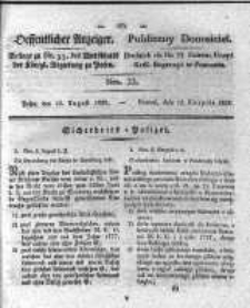 Oeffentlicher Anzeiger. 1828.08.12 Nro. 33