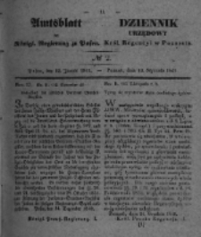 Amtsblatt der Königlichen Regierung zu Posen. 1841.01.10 Nro.2