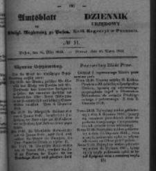 Amtsblatt der Königlichen Regierung zu Posen. 1841.03.14 Nro.11