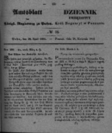 Amtsblatt der Königlichen Regierung zu Posen. 1841.04.18 Nro.16