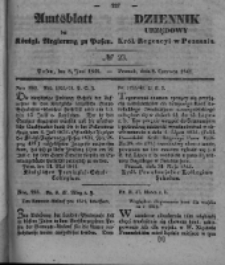 Amtsblatt der Königlichen Regierung zu Posen. 1841.06.08 Nro.23
