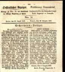 Oeffentlicher Anzeiger. 1839.08.20 Nr 34
