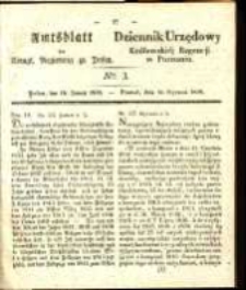 Amtsblatt der Königlichen Regierung zu Posen. 1838.01.16 Nro.3