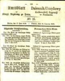 Amtsblatt der Königlichen Regierung zu Posen. 1838.06.19 Nro.25