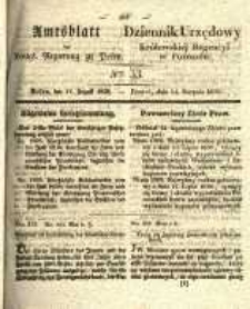 Amtsblatt der Königlichen Regierung zu Posen. 1838.08.14 Nro.33
