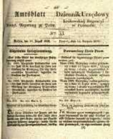 Amtsblatt der Königlichen Regierung zu Posen. 1838.08.14 Nro.33